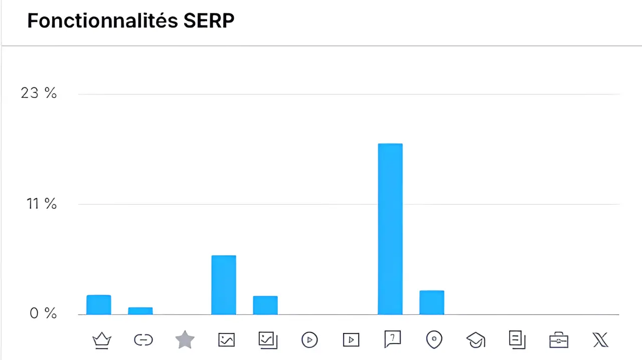 fontionnalités SERP